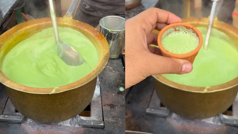 Matcha In A Kulhad? THIS Spot On Barabanki–Lucknow Highway Serves “Cutting Matcha”