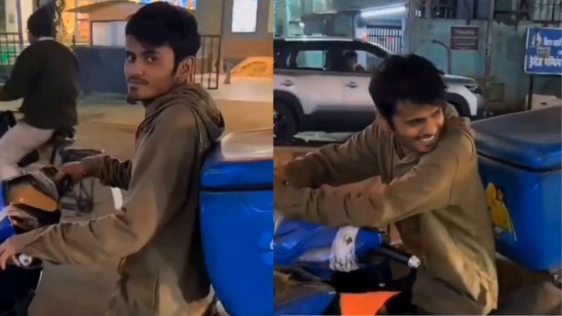 Domino’s Delivery Boy Mocked By Ex-Classmate In Viral Video; Netizens Say “No Work Is Less Or More”