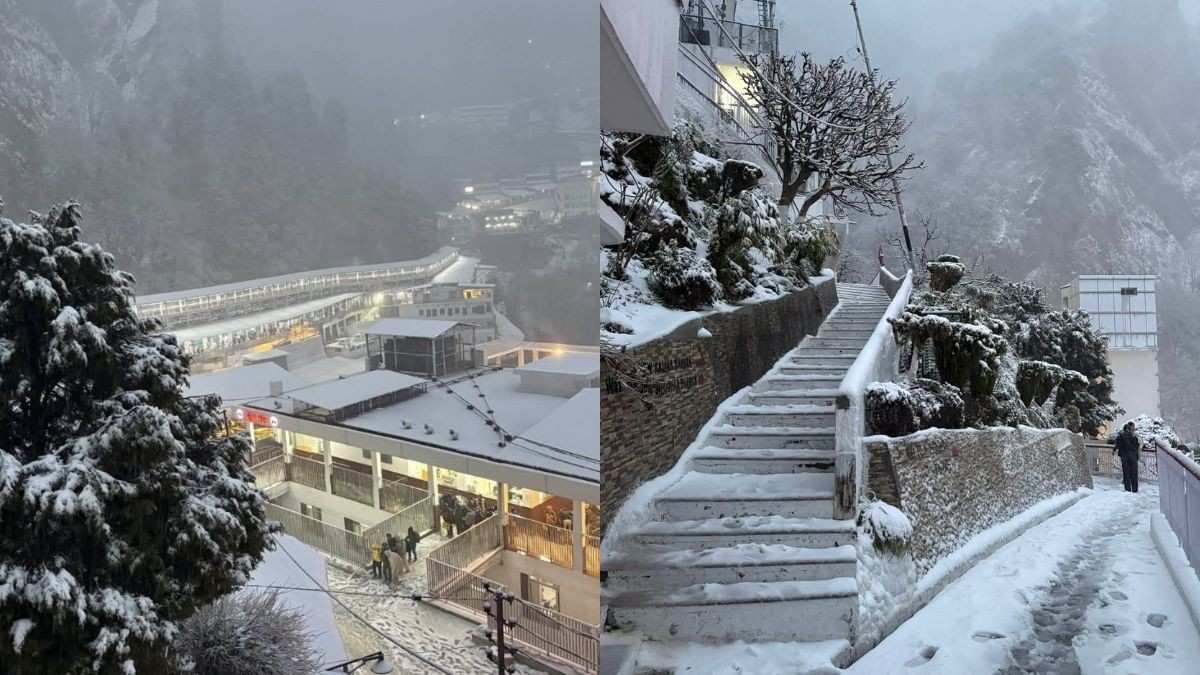Vaishno Devi Yatra Suspended For Safety Reasons After J&K Receives Season’s First Snowfall