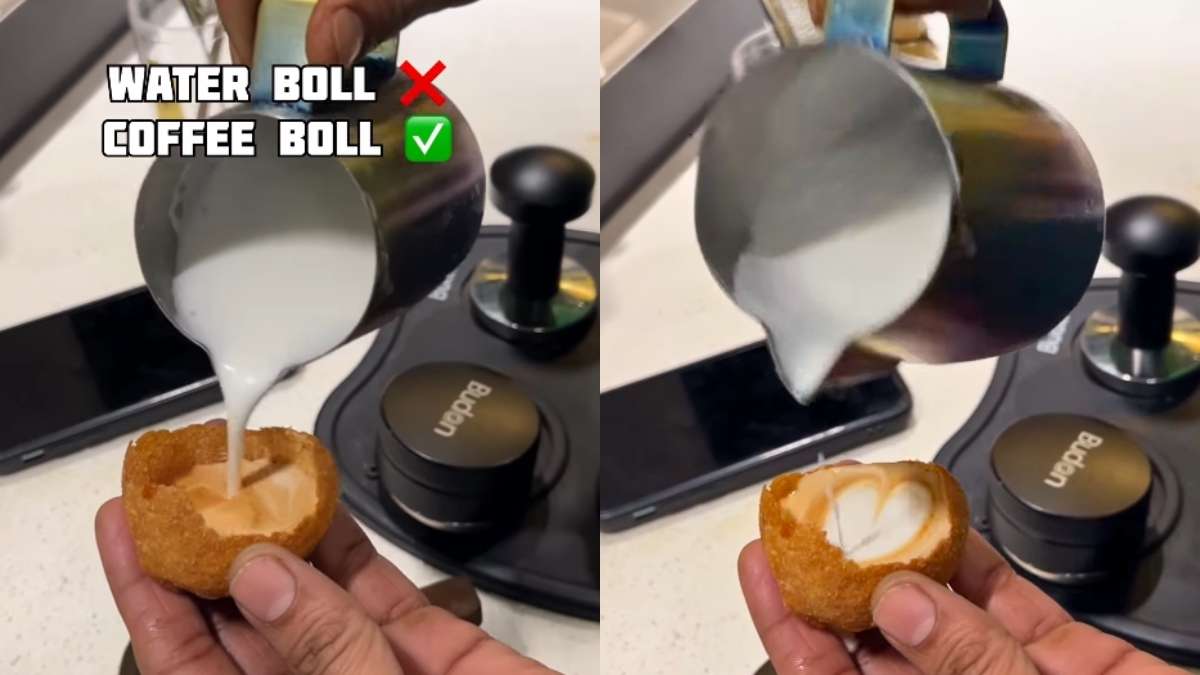 “But, Whyyy?” Internet Shocked As Barista Makes Pani Puri With Coffee Instead Of Usual Pani