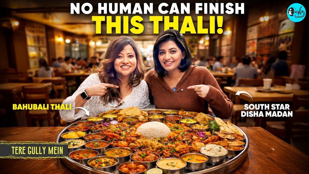 From 16 Inches Bahubali Thali To 3 Course Royal Thali In Bengaluru with Disha Madan