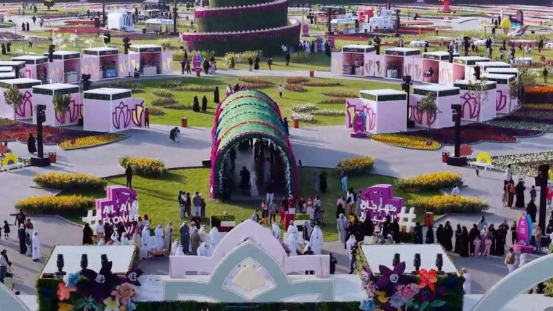 Al Ain Flower Festival Returns With New Additions Like 8 M Spiral Tower & More