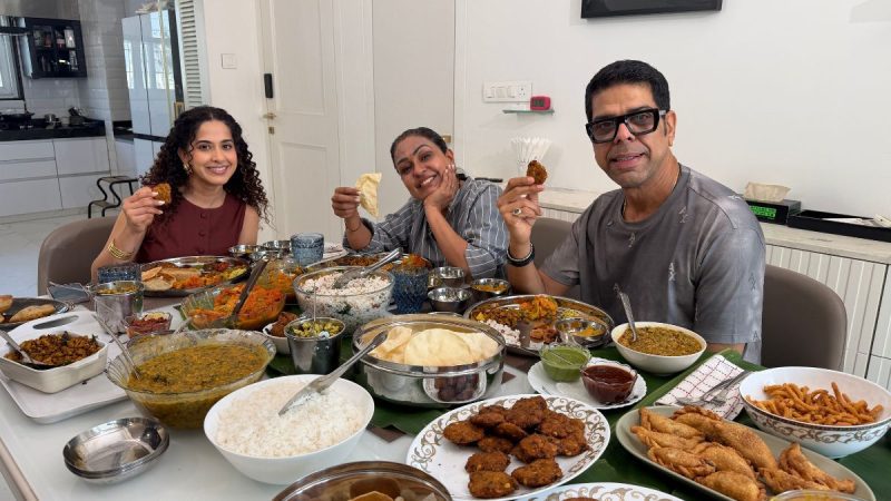 Ashwini Kaleskar And Murali Sharma Invite Kamiya Jani For Sunday Brunch At Their Mumbai Home