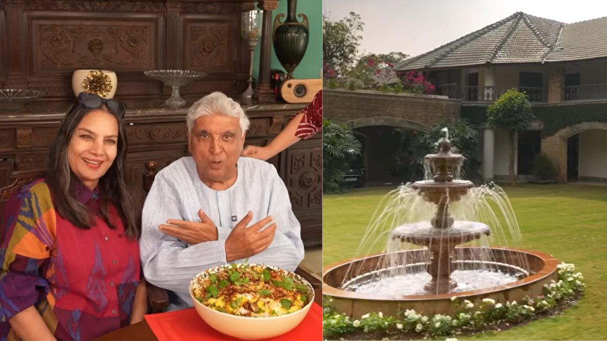 Javed Akhtar & Shabana Azmi’s Khandala Home Resembles A Heritage Hotel With Fountains, Antiques