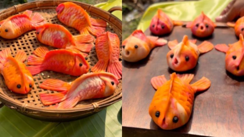 Creator’s Fish-Shaped Momos Go Viral, Netizens: This Is Not Just Momo, It’s ART”