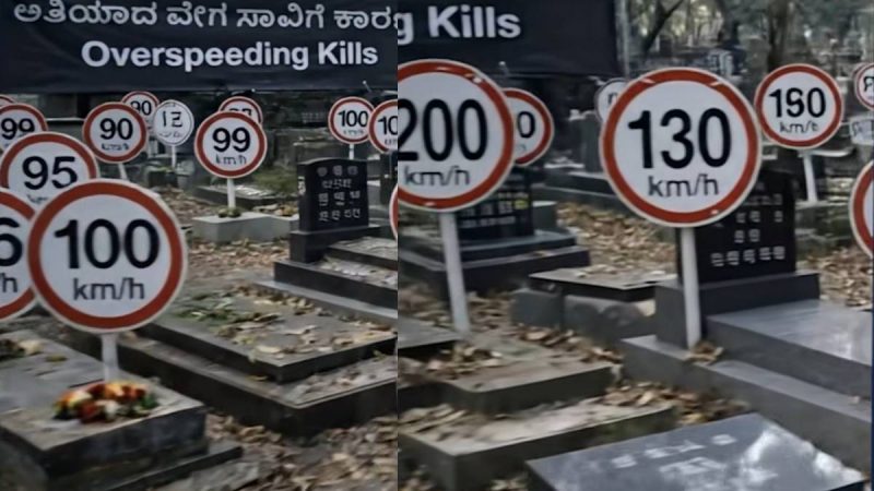 Bengaluru Traffic Police’s ‘AI Graveyard’ Video On Overspeeding Wins Internet Praise