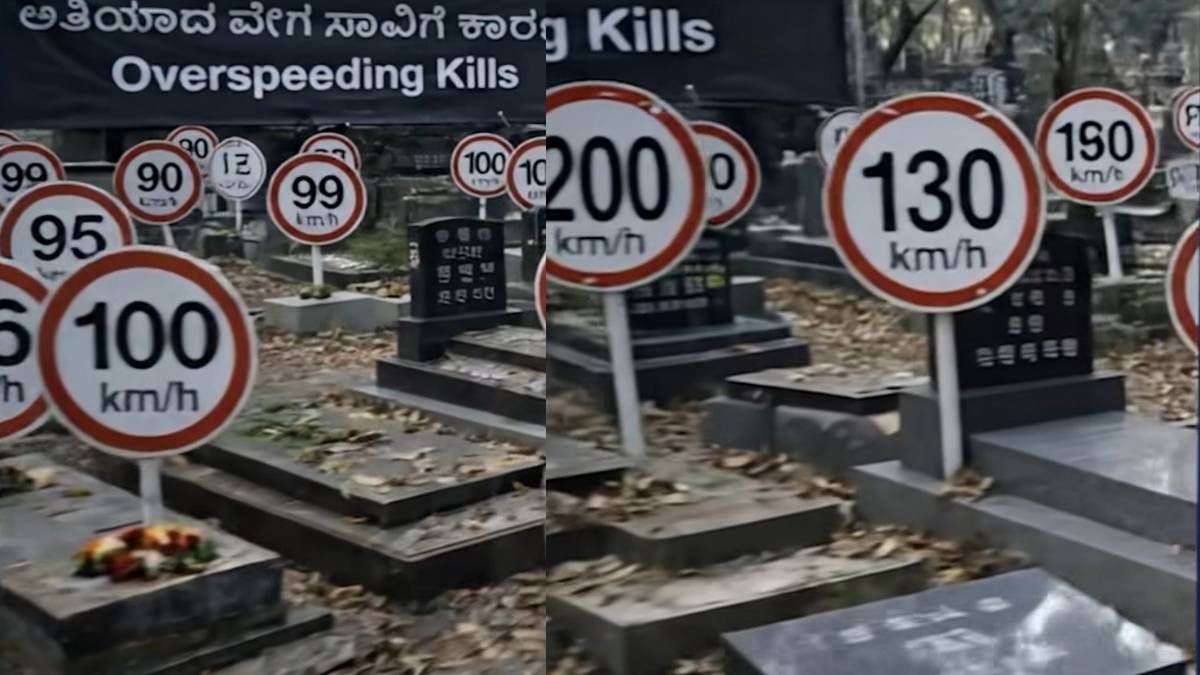Bengaluru Traffic Police’s ‘AI Graveyard’ Video On Overspeeding Wins Internet Praise