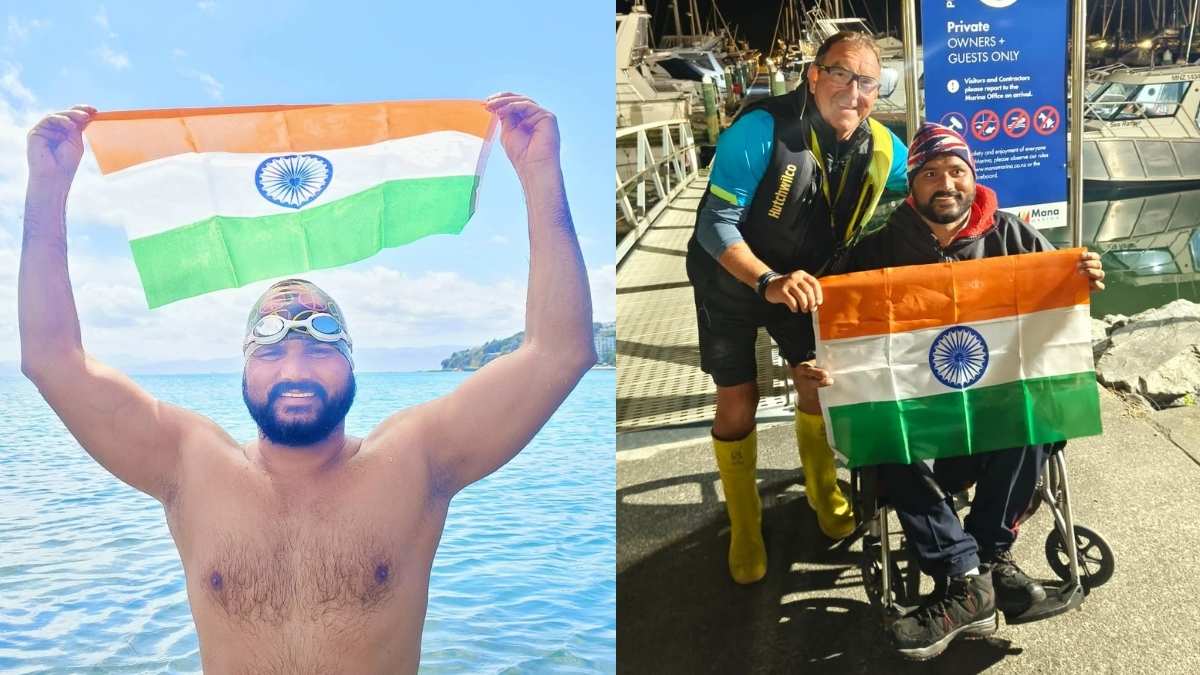 History Created! India’s Satender Lohiya Becomes Asia’s 1st Para-Swimmer To Cross Cook Strait