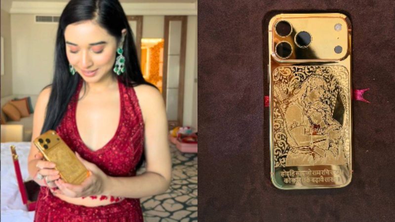 Bigg Boss 19’s Tanya Mittal Flaunts 24K Gold iPhone Cover With Lord Rama Artwork; Fans React
