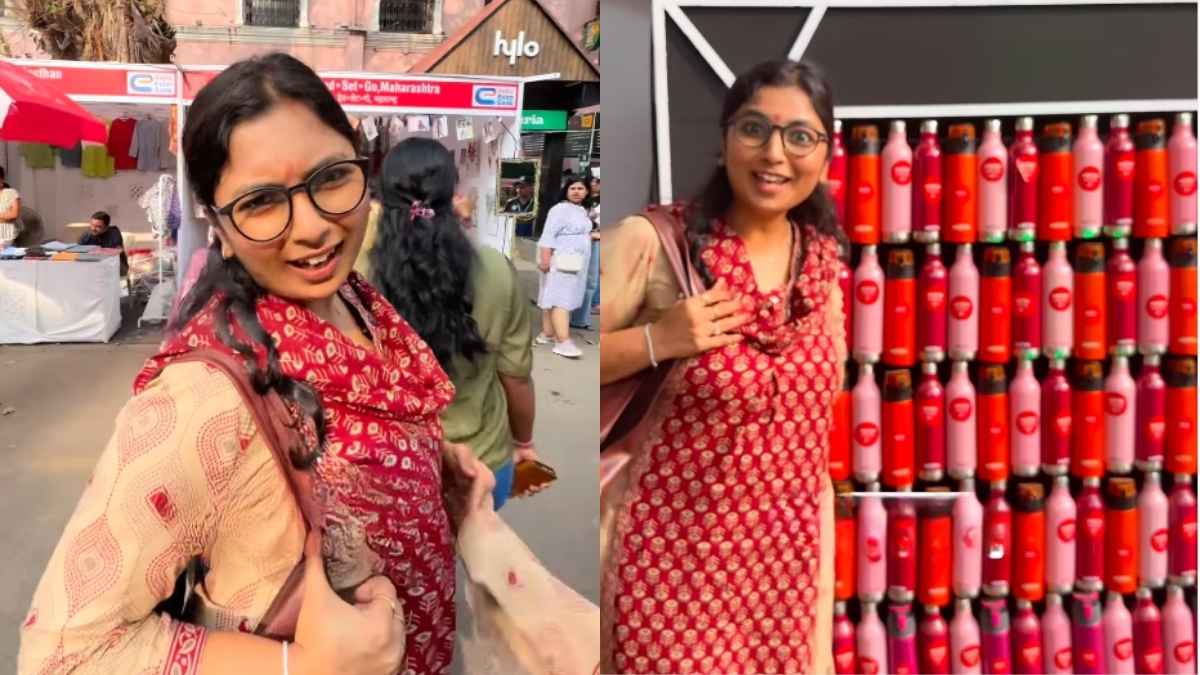 Creator’s Gujju Mom POV At Kala Ghoda Arts Festival Goes Viral: “Ye Dekh, Tera Art Hai—Dhakkan Art”