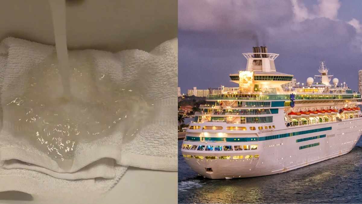 Yikes! Passenger’s Video Shows Tap Water In Carnival Cruise Stains White Towel Brown