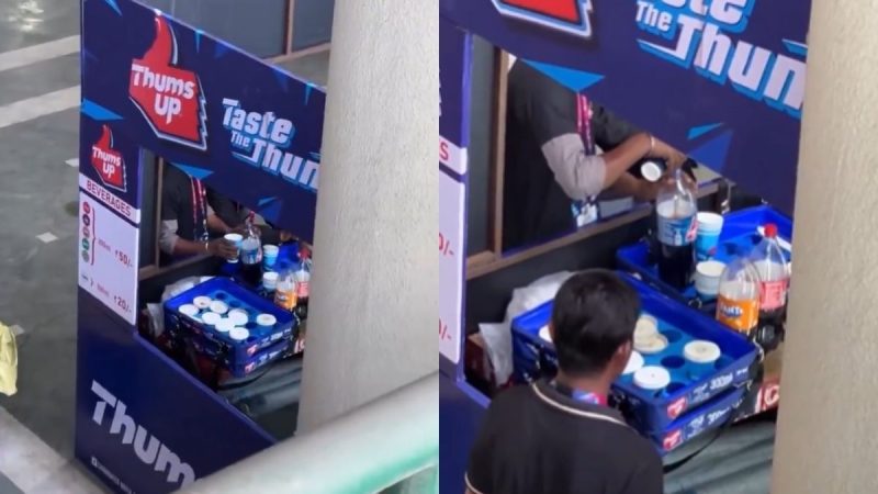 Leftover Thums Up Reused At Delhi Stadium? Viral Video Leaves Internet Divided