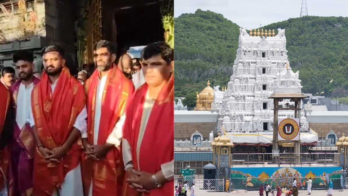 USA Cricket Team Visits Tirupati Temple For Darshan Amid ICC T20 World Cup 2026
