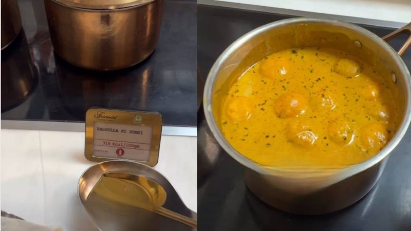 “Don’t Do This To A Bengali”, Creator Shocked After Seeing Rasgulla Ki Sabzi On The Menu