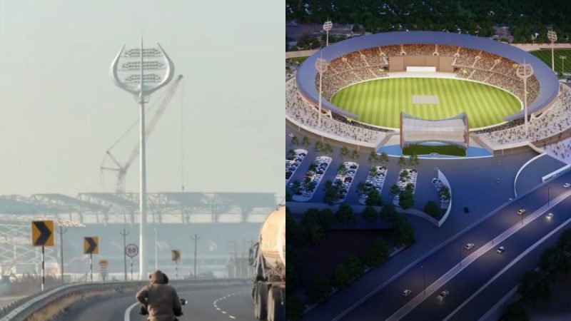 Did You Know Varanasi Cricket Stadium Has Trishul-Shaped Floodlights & A Damru Dome?