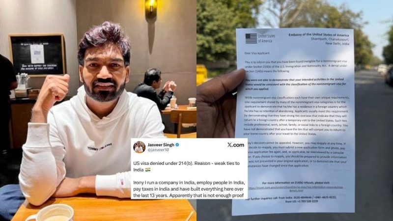 Indian CEO Denied US Visa Over ‘Weak Ties,’ Says “Teach Your Consulate Teams Better”