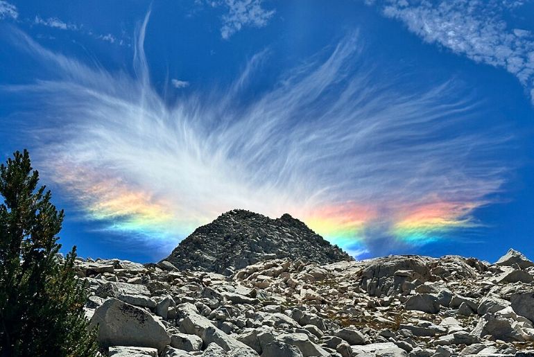Fire rainbow