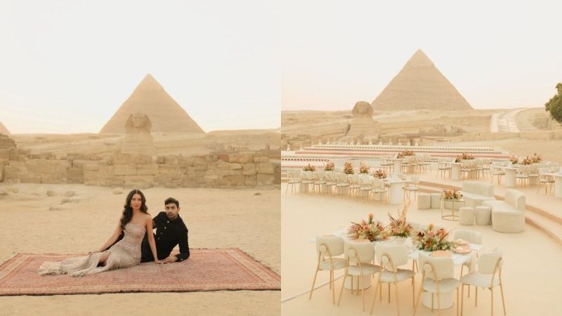 A Couple’s Indian Wedding Celebration At The Pyramids Of Giza Is Only The 3rd Wedding To Happen Here