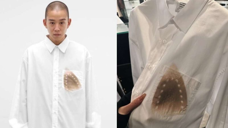 Oops, I Left The Iron On! At ₹1 Lakh, Luxury Brand Vetements Sells Shirt With Burn Print