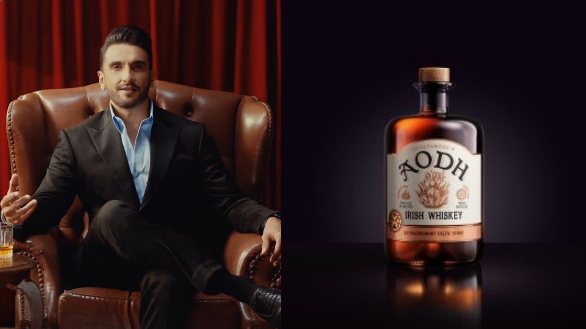 After Vodka, Ranveer Singh Brings Aodh, A Triple-Distilled Irish Whiskey To India’s Shelves