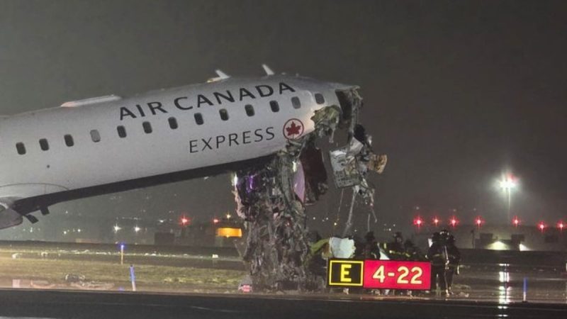 Air Canada Plane, With 100 Onboard, Collides With Truck At New York Airport; Pilots Injured