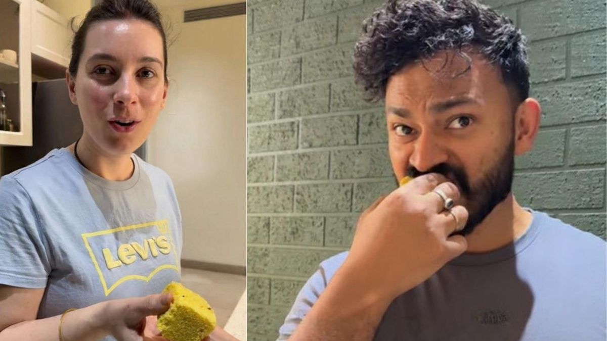 Russian Woman Washes Vessels With Dhokla Mistaking It For Sponge, Shocking Gujjus Online! 