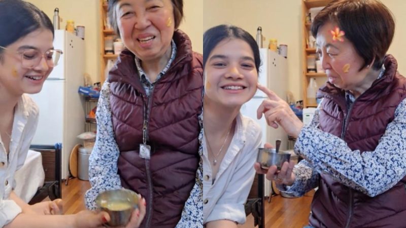 Indian Woman In USA Plays Holi With Japanese Landlord; Netizens Ask, “Gujiya Khilayi Unhe?”