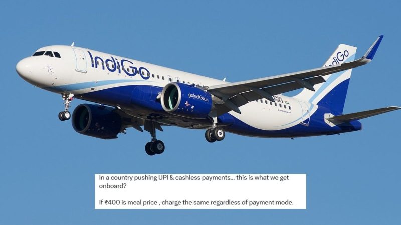 IndiGo Passenger Charged Extra For Meal Paid By Credit Card; Airline Clarifies
