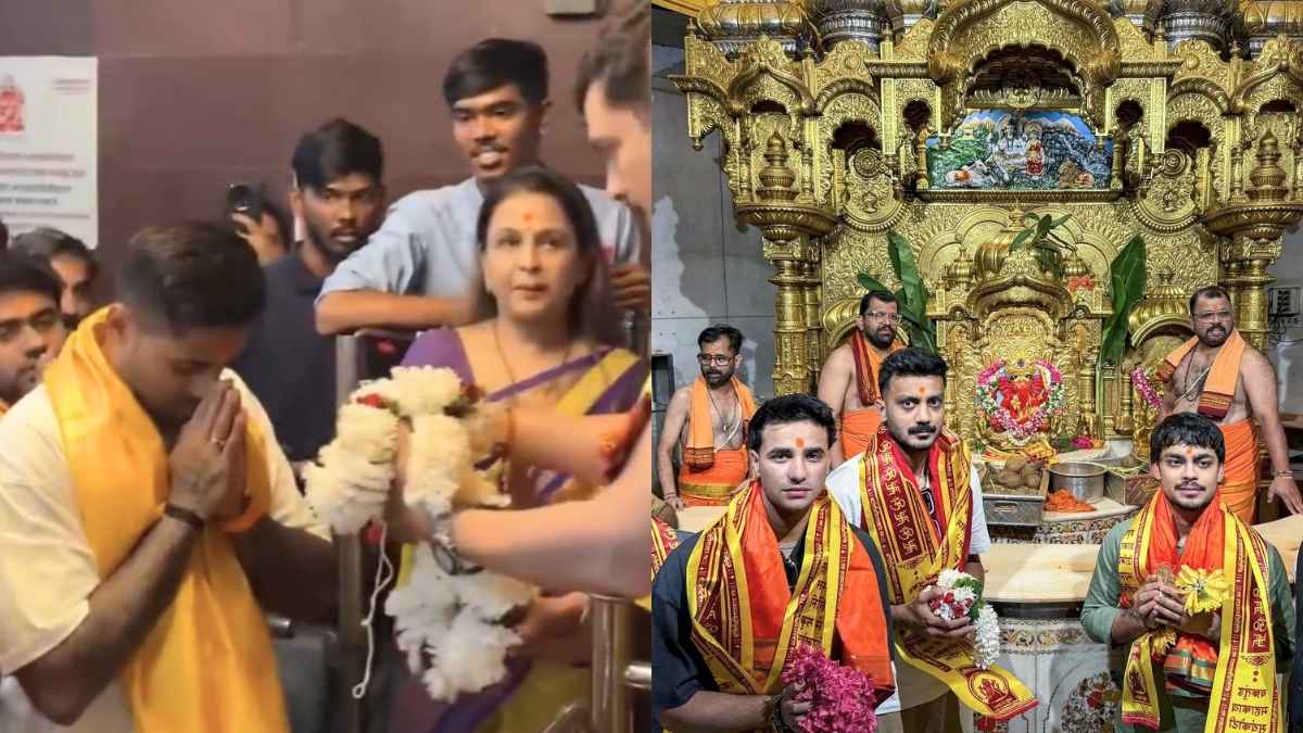 Ahead Of T20 World Cup Semi-Final, Suryakumar Yadav & Team India Visit Siddhivinayak Temple