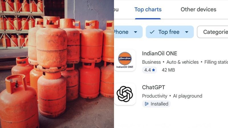 Amid LPG Crisis, IndianOil ONE App Becomes Most Downloaded On Google Play Store; Beats ChatGPT