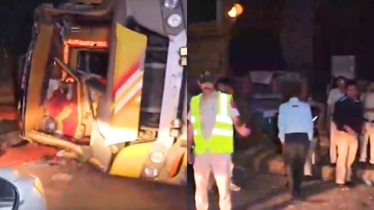 Karol Bagh Bus Accident: 2 Dead, 23 Injured After Double-Decker Bus Loses Control & Overturns