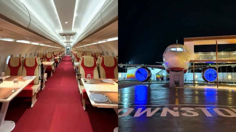 Step Inside Maharashtra’s First Airplane Restaurant Housed In A Decommissioned Airbus A319