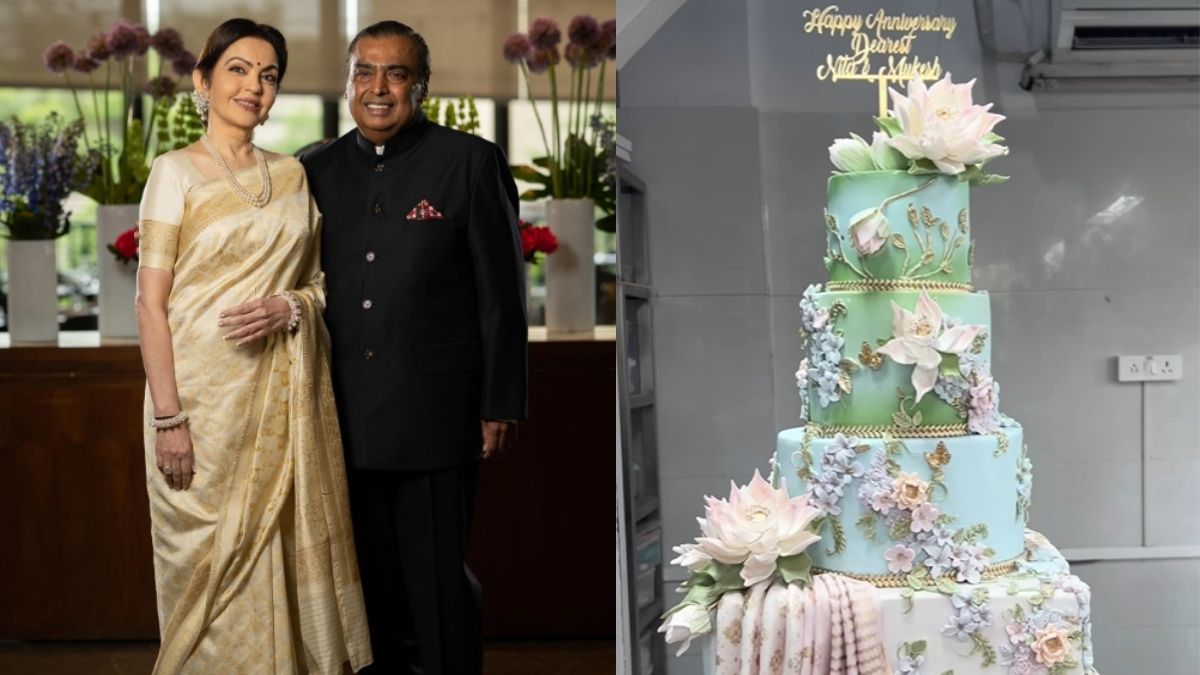 Mukesh & Nita Ambani’s Wedding Anniversary Featured ‘Swadesh’ Cake From This Luxe Bakery