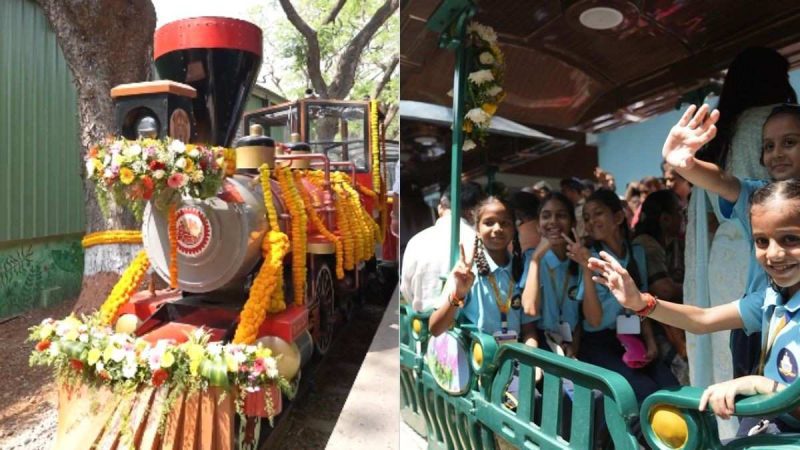 Van Rani Toy Train Resumes At SGNP In Mumbai With Modern Coaches & Glass Roofs