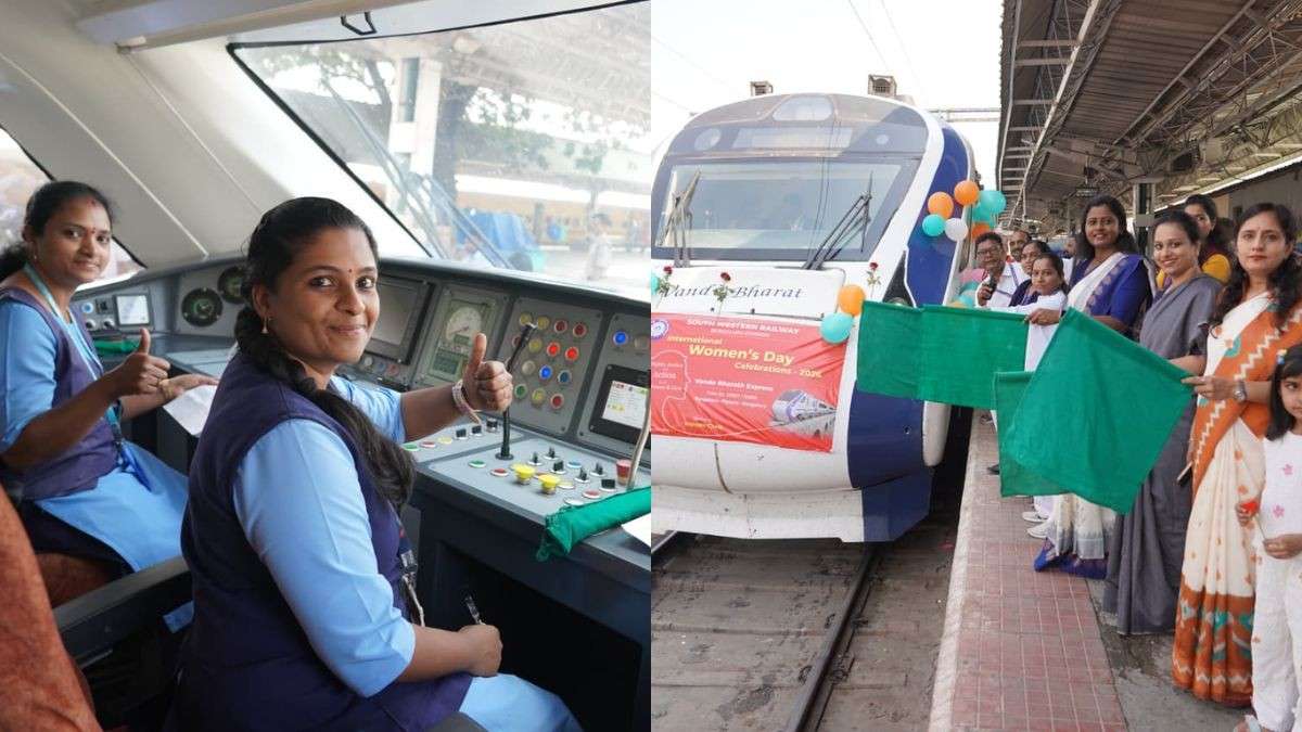 Vande Bharat Operated With All-Women Crew On Women’s Day; Train Decorated With Balloons