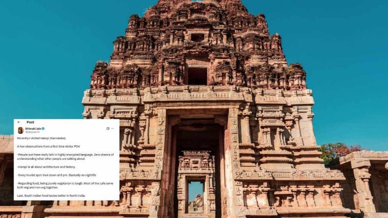 “South Indian Food Tastes Better In North,” Creator’s Hampi Travel Post Sparks Debate Online