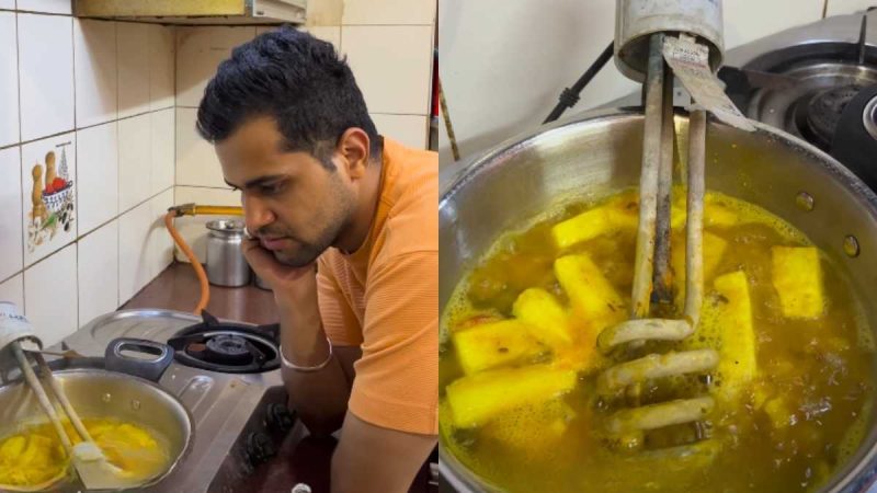 “100% Brain Unlocked,” Techie Cooks Food Using Heat Rod Amid LPG Shortage; Netizens Shocked!