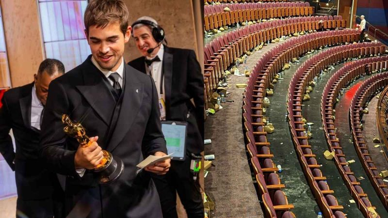 “Money Can’t Buy Class,” Netizens React To Viral Photo Showing Littered Oscars 2026 Venue
