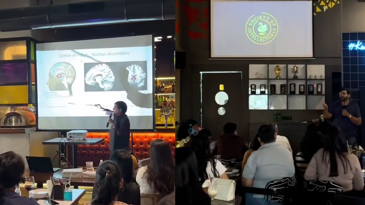 Inside Society Of Intellectuals, Where Bars In Mumbai, Pune & Bengaluru Double As Lecture Halls