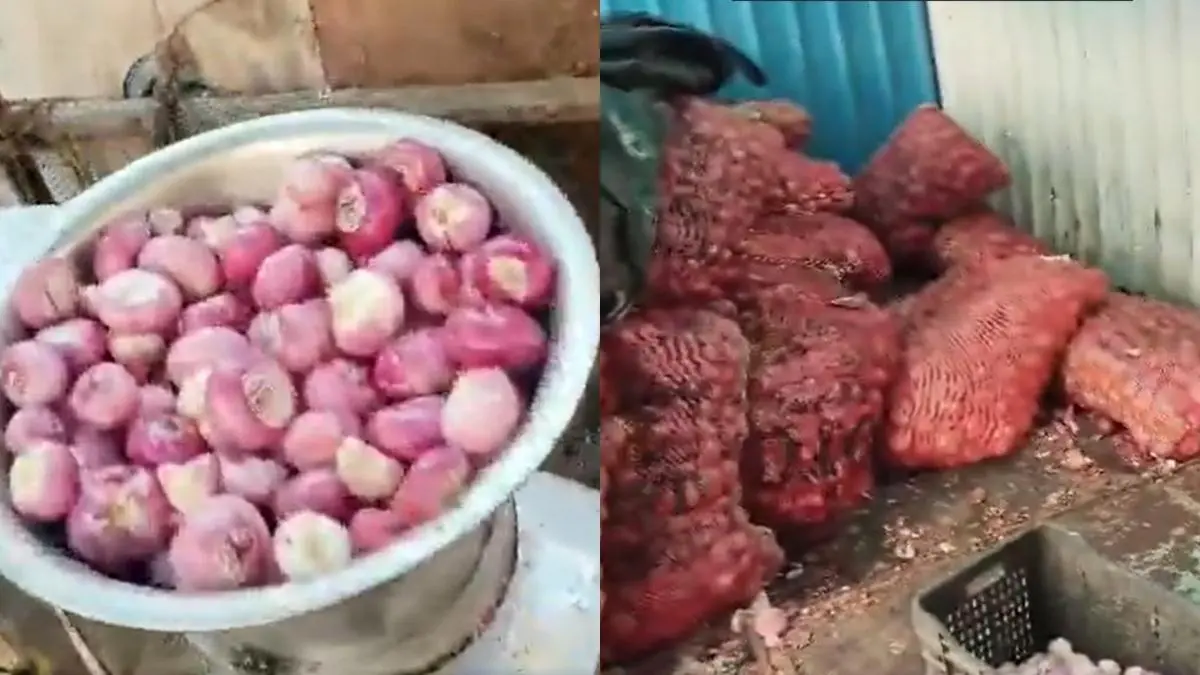 Hyderabad: 1,000 Kg Onions Being Fried In Reused Oil Destroyed By Food Safety Team