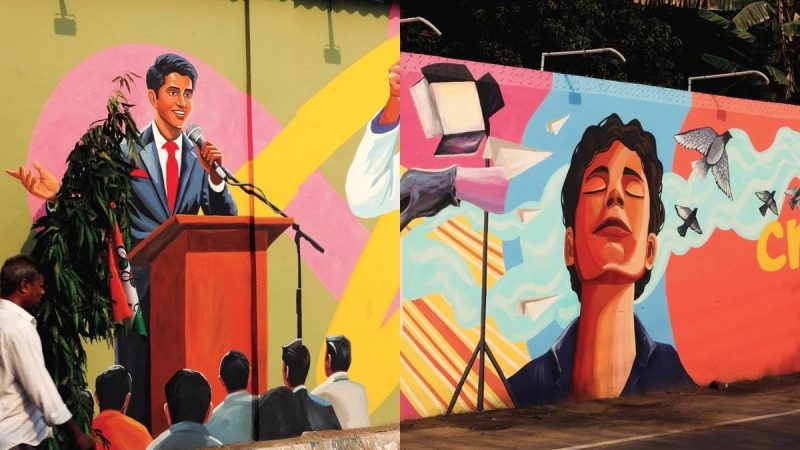 Kolkata Streets Like Tollygunge & New Town Are Getting An Artsy Makeover, Thanks To THIS Artist!