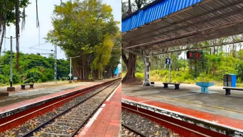 THIS British-Era Railway Station Is a Hidden Gem Surrounded By Banyan & Mango Trees