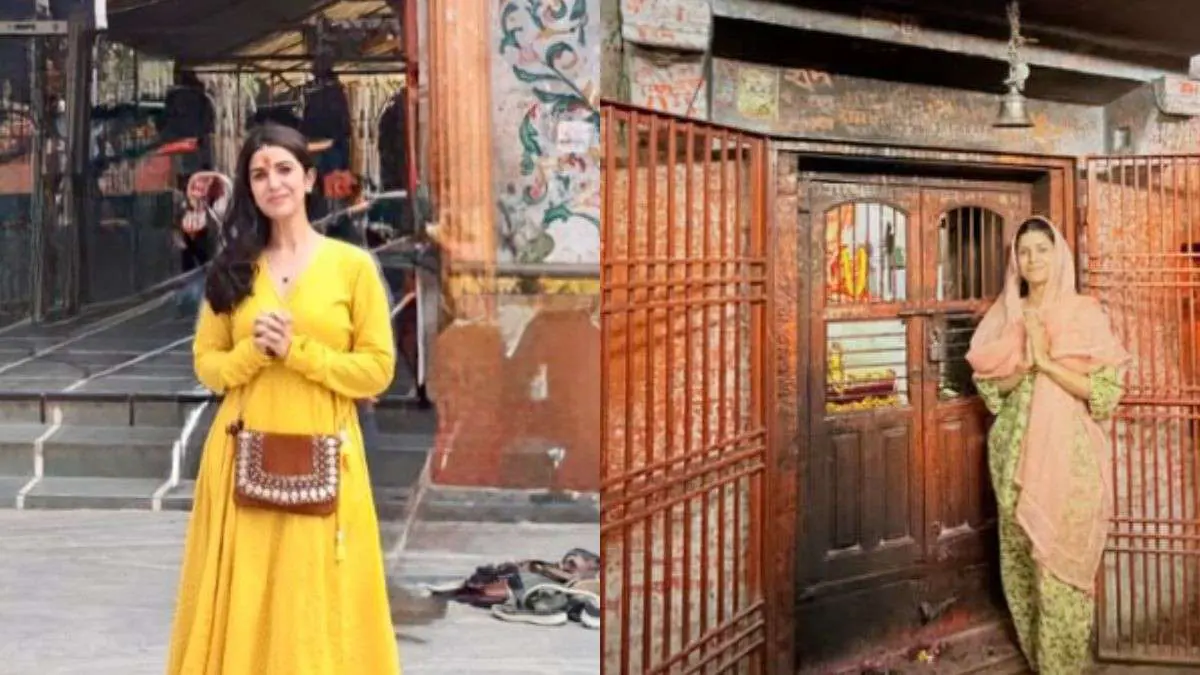 Nimrat Kaur Marks Hanuman Jayanti At Tulsi Ghat In Kashi; Visits Akhara & Enjoys Boondi Laddoo