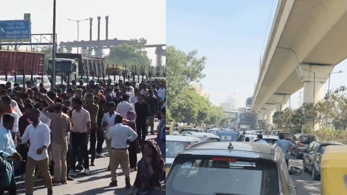 Noida Labour Union Protest Triggers Traffic Chaos; Travel Advisory And Helpline Number Issued