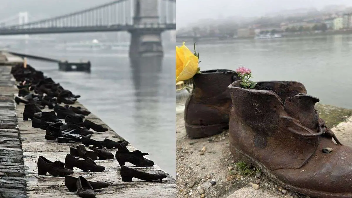 Why Are Boots, Pumps & Children’s Shoes Lining The Bank Of Danube River In Budapest?