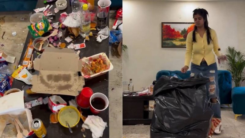 Airbnb Viral Clip Shows Half-Eaten Food & Mess Left Behind By Guests In India