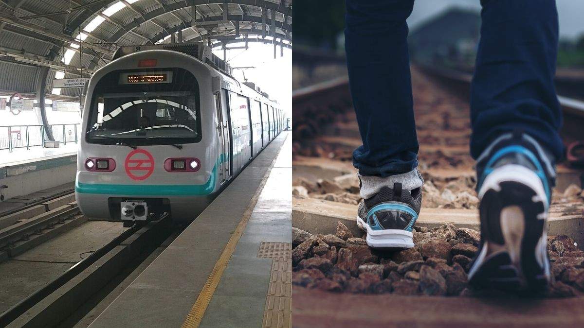 Delhi Metro To Fine Up To ₹20,000 For Walking On Railway Tracks, Drinking & Misconduct