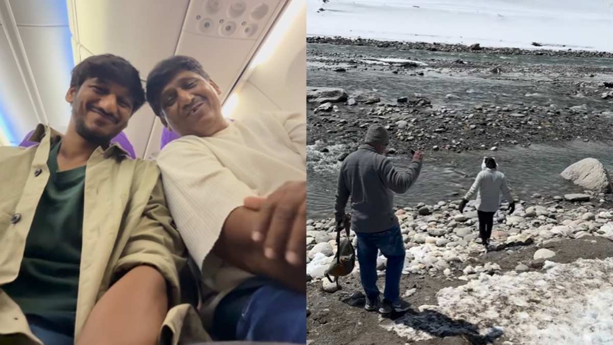 “They Never Asked For More”: Son Surprises Parents With Their First Flight & Snow Experience