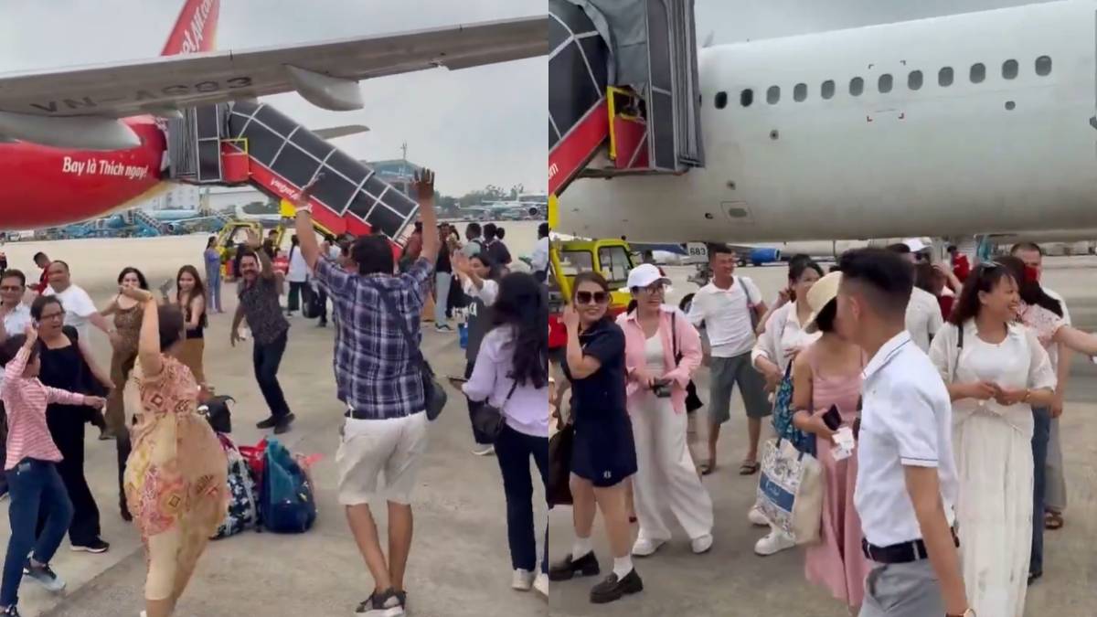 Video Of Indian Tourists Dancing Garba On Vietnam Tarmac Attracts Backlash; Vir Das Says….