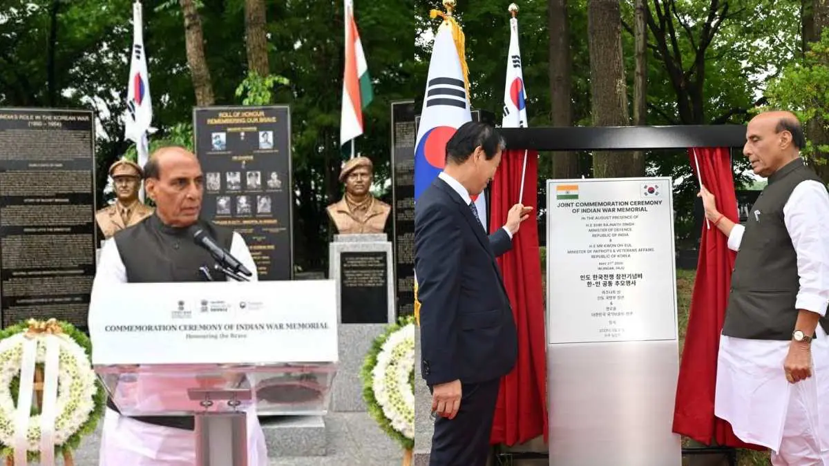 India Unveils War Memorial In Seoul, South Korea & Here’s Why It Matters